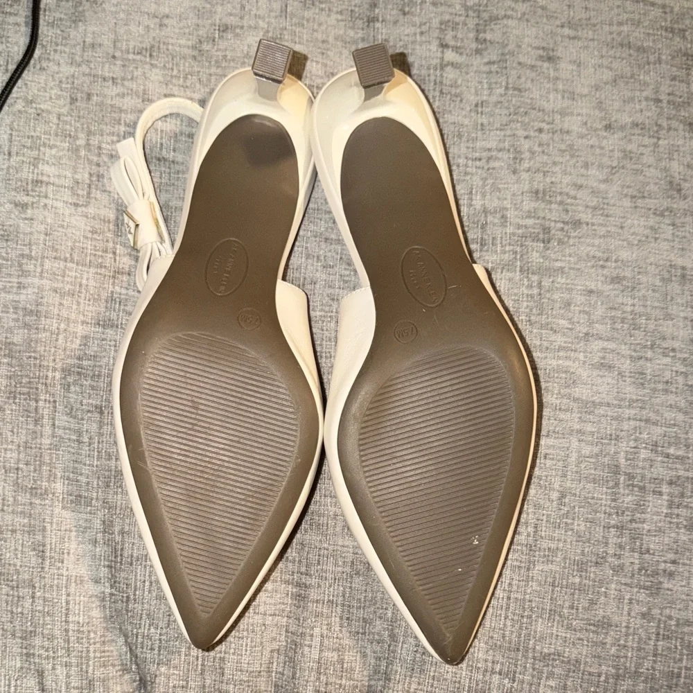 Anne Klein Women's Elegant Cream Heels - Picture 2 of 5